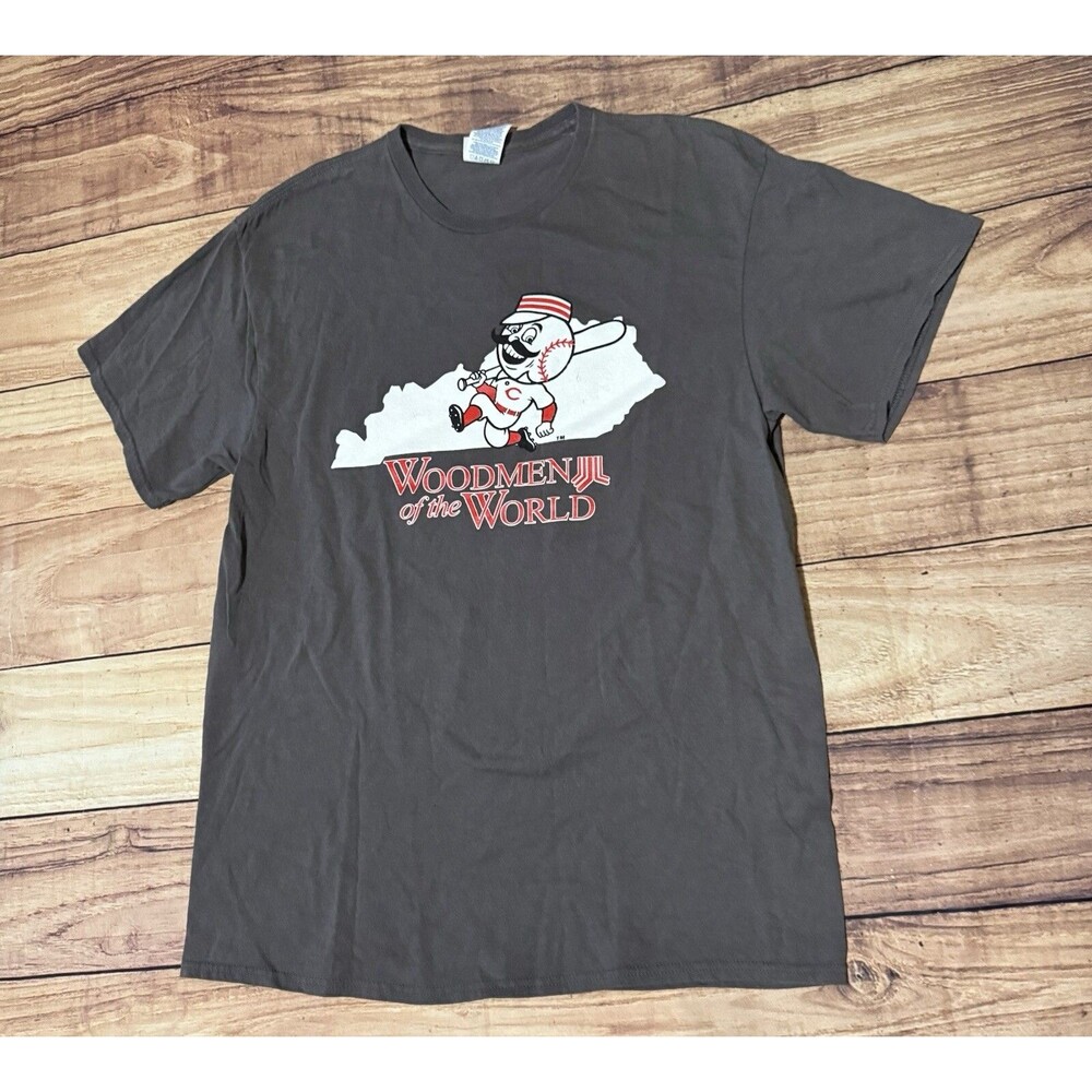 Cincinnati Reds Kentucky Woodmen Of The World T Shirt Size Large L
